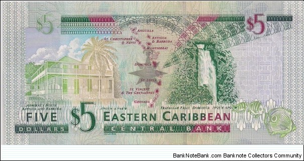 Banknote from East Caribbean St. year 2008