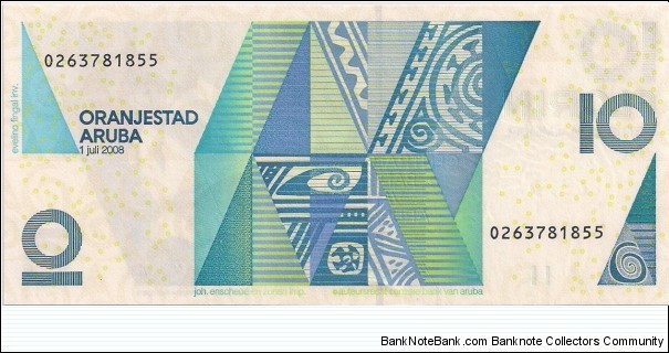 Banknote from Aruba year 2006
