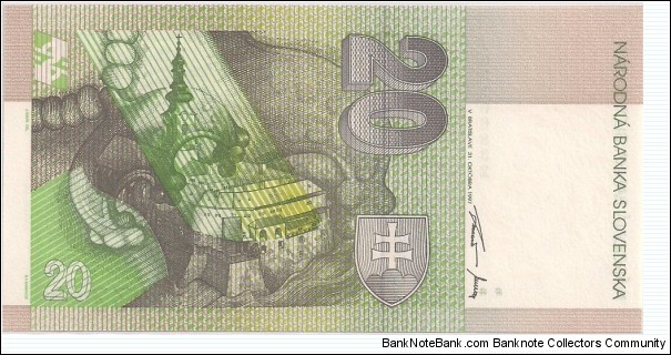 Banknote from Slovakia year 1997