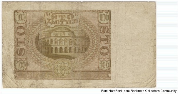 Banknote from Poland year 1940