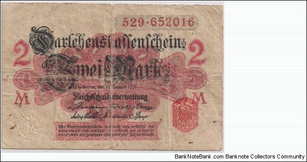 2 Mark Banknote