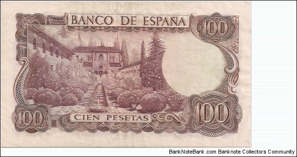 Banknote from Spain year 1970