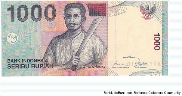 Indonesia 1000 Rupiah. Banknote for SWAP/SELL. SELL PRICE IS: $0.5 Banknote