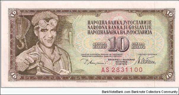 10 Dinars Banknote