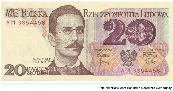 20 ZLOTY Banknote