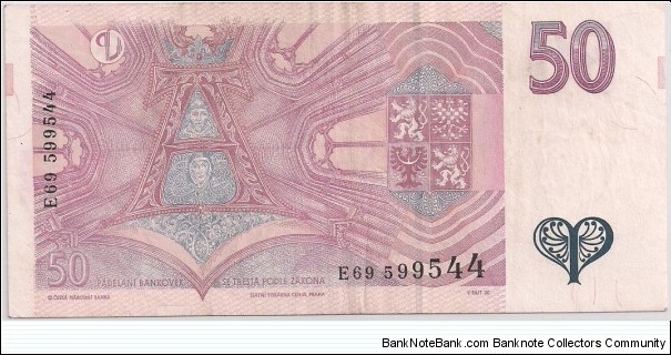 Banknote from Czech Republic year 1997