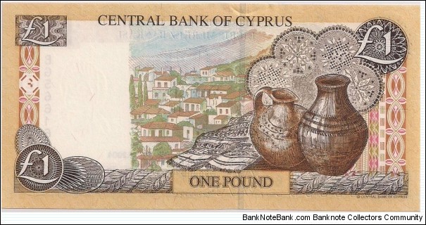 Banknote from Cyprus year 2004