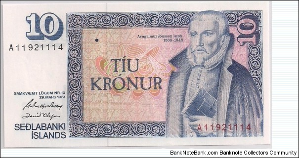 10 KRONUR Banknote