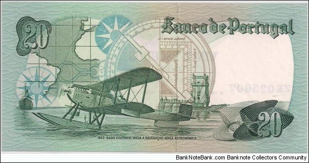 Banknote from Portugal year 1978