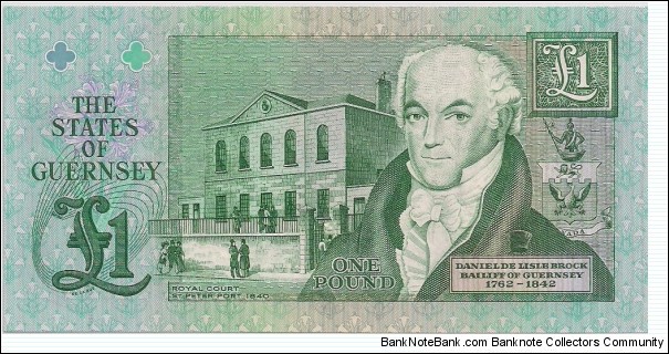 Banknote from Guernsey year 1991