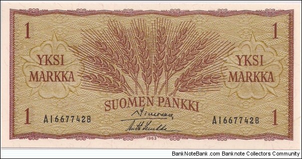 1 MARKKAA Banknote