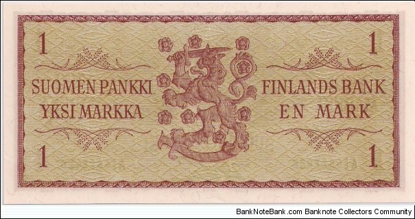 Banknote from Finland year 1963