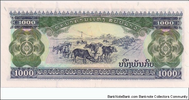 Banknote from Laos year 1998