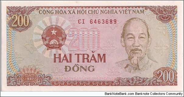 200 Dong Banknote