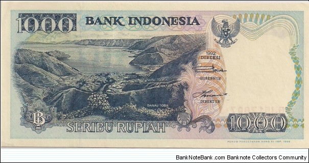 1000 Rupiah Banknote