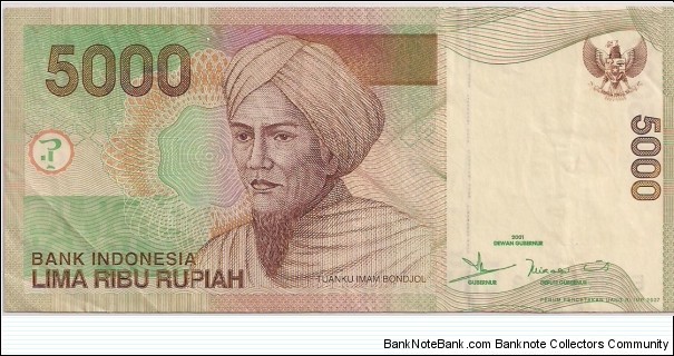 5000 Rupiah Banknote