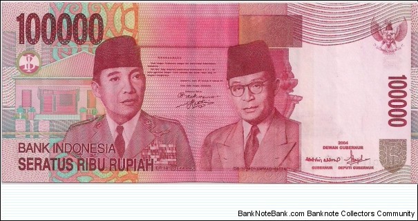 100000 Rupiah Banknote