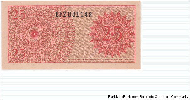 Banknote from Indonesia year 1964