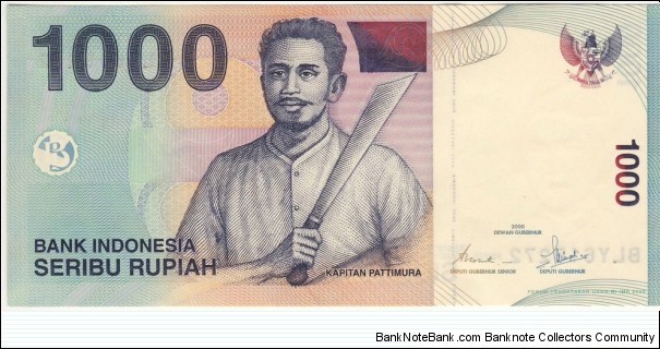 1000 Rupiah Banknote