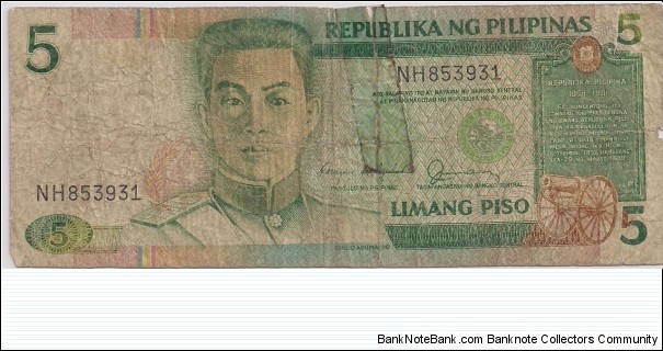 5 Pesos Banknote