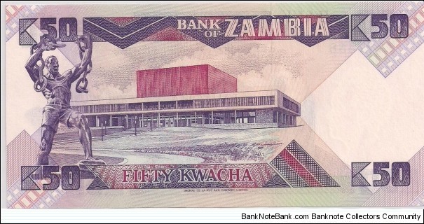 Banknote from Zambia year 1980