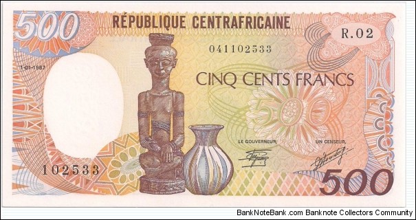 500 Francs Banknote