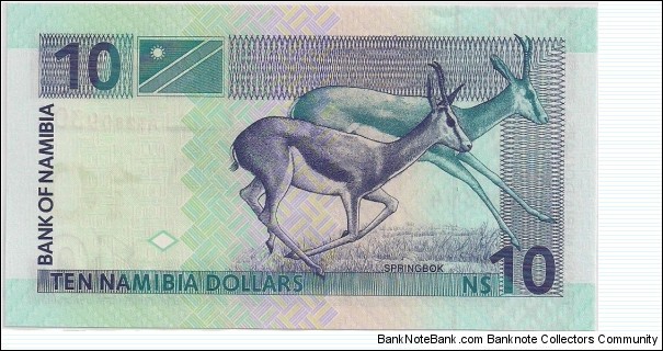 Banknote from Namibia year 2001