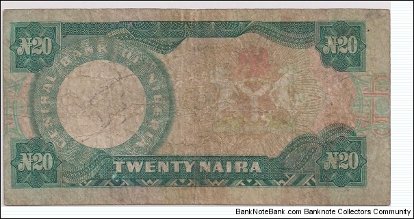 Banknote from Nigeria year 2003