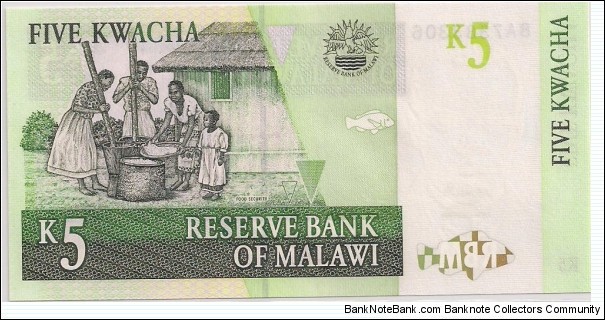 Banknote from Malawi year 2004