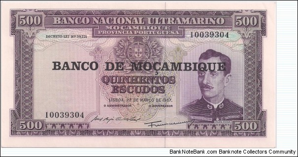 500 ESCUDOS Banknote