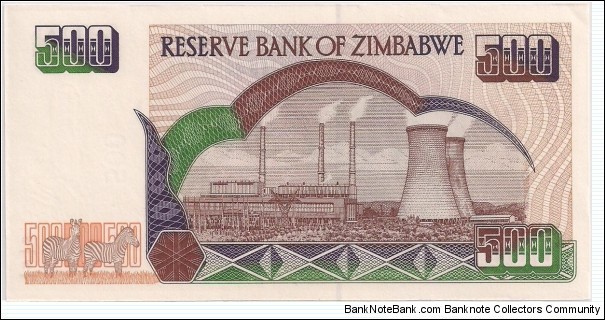 Banknote from Zimbabwe year 2001