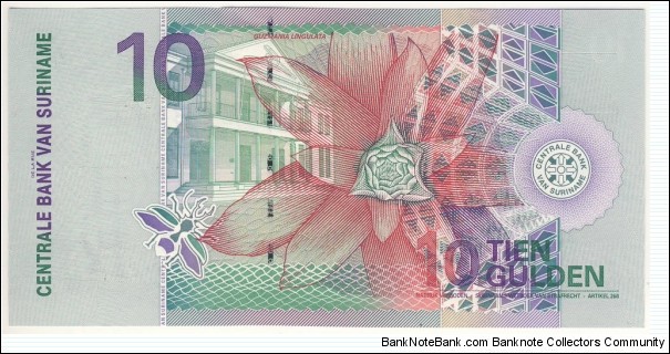 Banknote from Suriname year 2000