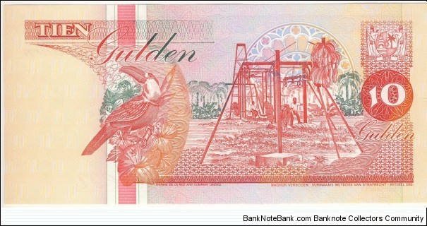 Banknote from Suriname year 1991