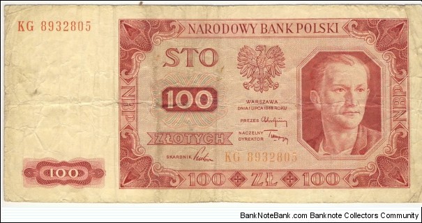 100 Zloty(1948) Banknote