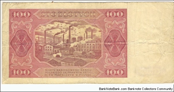 Banknote from Poland year 1948
