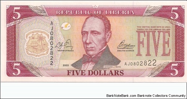 5 Dollars Banknote