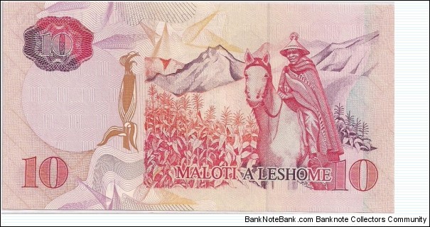 Banknote from Lesotho year 2003