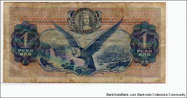 Banknote from Colombia year 1961