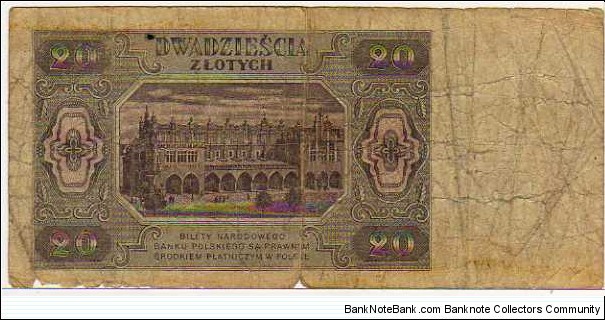 Banknote from Poland year 1948