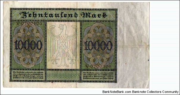 Banknote from Germany year 1922