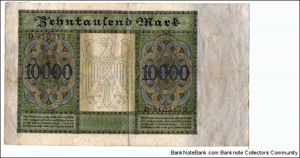 Banknote from Germany year 1922