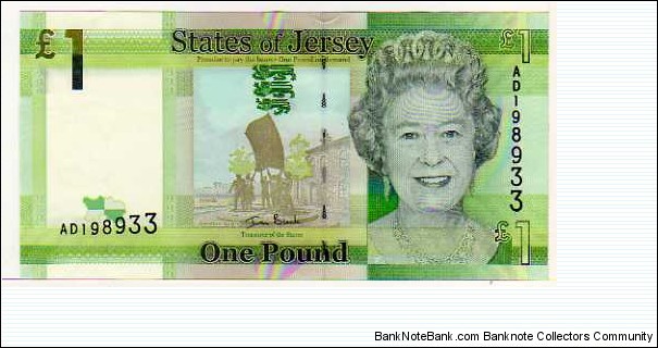 1 Pound__pk# New__(prefix A D) Banknote