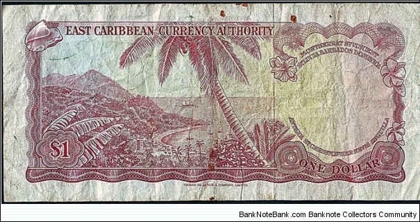 Banknote from East Caribbean St. year 0