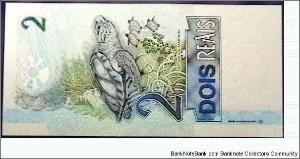 Banknote from Brazil year 2001