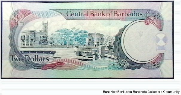 Banknote from Barbados year 2007