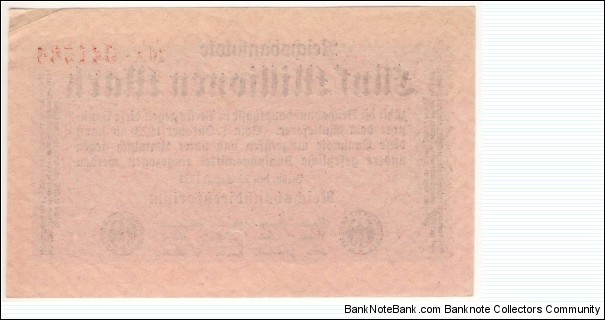 Banknote from Germany year 1923