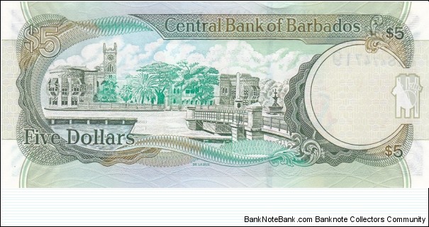 Banknote from Barbados year 2007