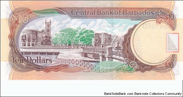 Banknote from Barbados year 2007