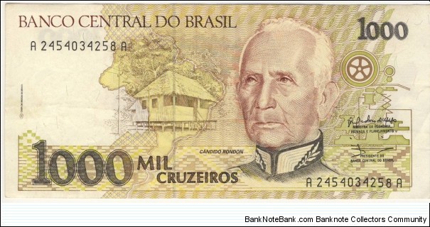 1000 Cruzeiros Banknote