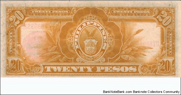 Banknote from Philippines year 1936